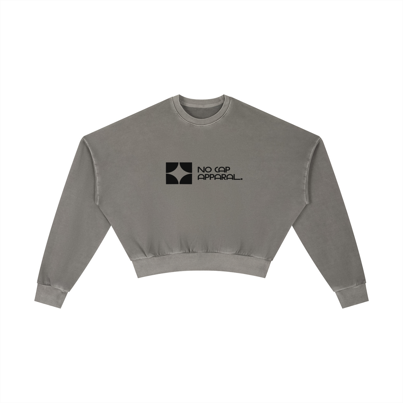 Vintage Washed Cropped Sweatshirt